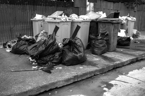 Recycling and waste segregation at a Stockwell business